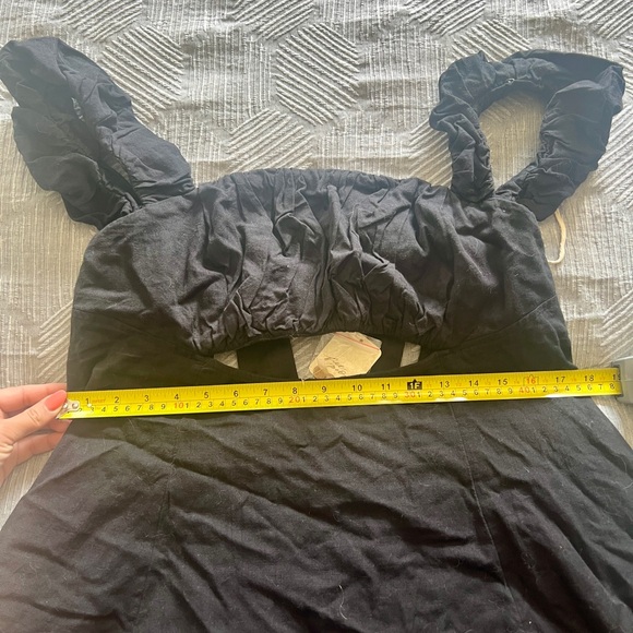 Free People Peplum Style Dress with cute cutout detail and pockets - Picture 8 of 9